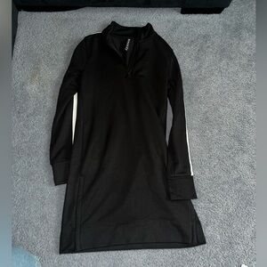 Long sleeve zip up dress